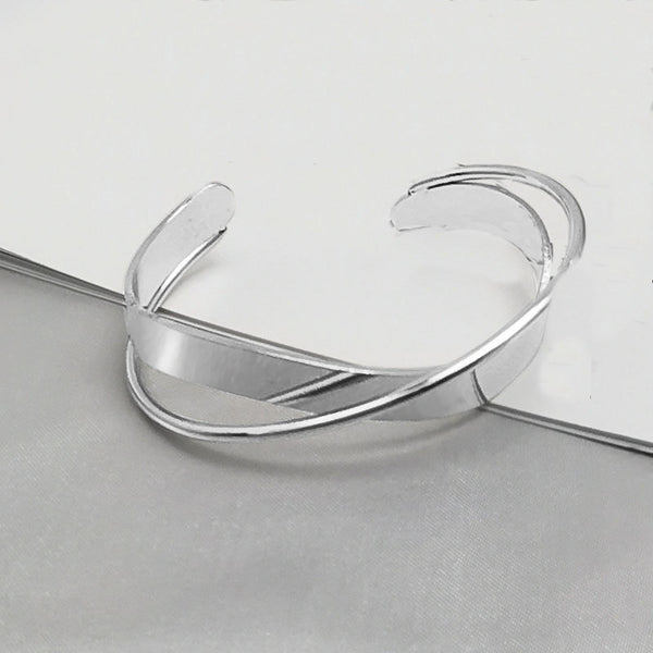 Gold Cuff Bracelet for Women - Minimalist Open Cuff Jewelry