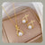 Gold Pearl Pendant Necklace for Women - Elegant Teardrop Design