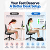 Ergonomic Adjustable Memory Foam Footrest Pillow