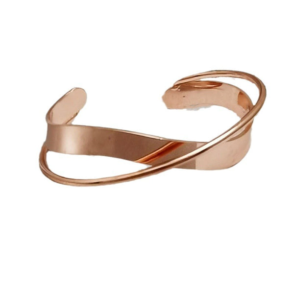 Gold Cuff Bracelet for Women - Minimalist Open Cuff Jewelry