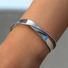 Gold Cuff Bracelet for Women - Minimalist Open Cuff Jewelry