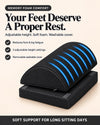 Ergonomic Adjustable Memory Foam Footrest Pillow