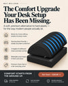 Ergonomic Adjustable Memory Foam Footrest Pillow